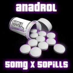 Anadrol 50mg x 50 Pills – USA