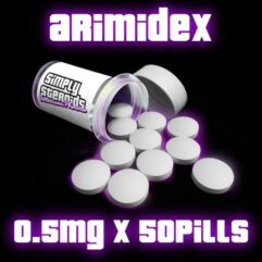 Arimidex 0.5mg x 50 Pills – USA