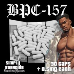 BPC 157 – 0.5mg x 30 Capsules – USA
