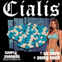 Cialis 20mg x 25 Capsules – !Valentines Day Special!