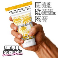🧴 Testosterone Topical Cream – 100mg/ml x 30ml Tube 🧴
