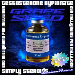 Testosterone Cypionate 250mg/ml – 30ml Vial