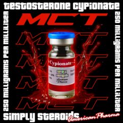 MCT – Testosterone Cypionate 250mg/ml – 10ml Vial